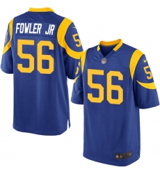 Men's Nike Los Angeles Rams #56 Dante Fowler Jr Game Royal Blue Alternate NFL Jersey
