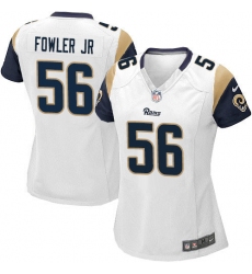 Women's Nike Los Angeles Rams #56 Dante Fowler Jr Game White NFL Jersey