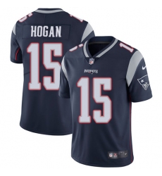 Men's Nike New England Patriots #15 Chris Hogan Navy Blue Team Color Vapor Untouchable Limited Player NFL Jersey