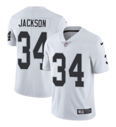 Youth Nike Oakland Raiders #34 Bo Jackson Elite White NFL Jersey
