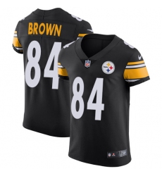 Men's Nike Pittsburgh Steelers #84 Antonio Brown Black Team Color Vapor Untouchable Elite Player NFL Jersey