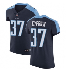 Men's Nike Tennessee Titans #37 Johnathan Cyprien Navy Blue Alternate Vapor Untouchable Elite Player NFL Jersey