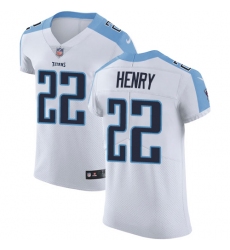 Men's Nike Tennessee Titans #22 Derrick Henry White Vapor Untouchable Elite Player NFL Jersey