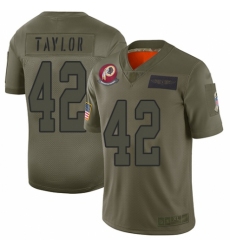 Women's Washington Redskins #42 Charley Taylor Limited Camo 2019 Salute to Service Football Jersey