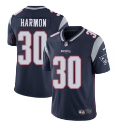 Men's Nike New England Patriots #30 Duron Harmon Navy Blue Team Color Vapor Untouchable Limited Player NFL Jersey