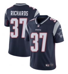 Men's Nike New England Patriots #37 Jordan Richards Navy Blue Team Color Vapor Untouchable Limited Player NFL Jersey