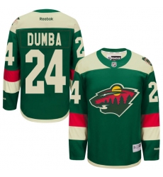 Men's Reebok Minnesota Wild #24 Matt Dumba Authentic Green 2016 Stadium Series NHL Jersey