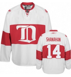 Men's Reebok Detroit Red Wings #14 Brendan Shanahan Authentic White Third NHL Jersey