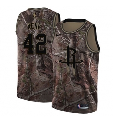 Men's Nike Houston Rockets #42 Nene Swingman Camo Realtree Collection NBA Jersey