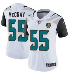 Women's Nike Jacksonville Jaguars #55 Lerentee McCray White Vapor Untouchable Elite Player NFL Jersey