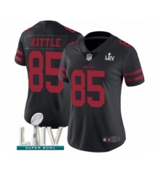 Women's San Francisco 49ers #85 George Kittle Red Team Color Vapor Untouchable Limited Player Super Bowl LIV Bound Football Jersey