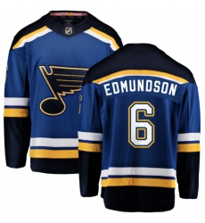 Youth St. Louis Blues #6 Joel Edmundson Fanatics Branded Royal Blue Home Breakaway NHL Jersey
