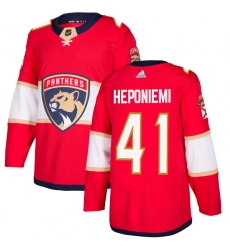Youth Adidas Florida Panthers #41 Aleksi Heponiemi Premier Red Home NHL Jersey