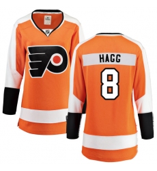 Women's Philadelphia Flyers #8 Robert Hagg Fanatics Branded Orange Home Breakaway NHL Jersey