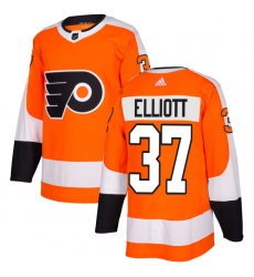 Youth Adidas Philadelphia Flyers #37 Brian Elliott Premier Orange Home NHL Jersey