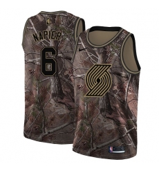 Youth Nike Portland Trail Blazers #6 Shabazz Napier Swingman Camo Realtree Collection NBA Jersey