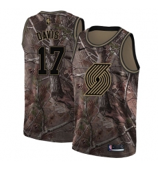 Women's Nike Portland Trail Blazers #17 Ed Davis Swingman Camo Realtree Collection NBA Jersey