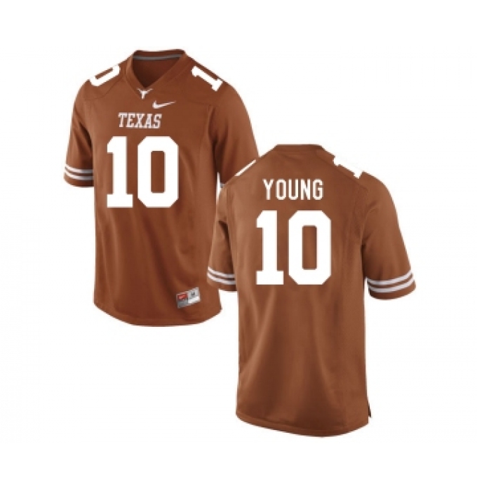 Texas Longhorns 10 Vince Young Brunt Orange College Football Jersey