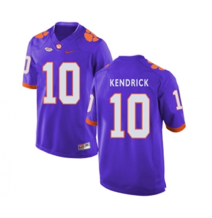 Clemson Tigers 10 Derion Kendrick Blue College Football Jersey