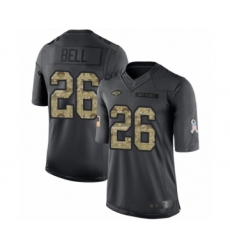 Men's New York Jets #26 Le Veon Bell Limited Black 2016 Salute to Service Football Jersey