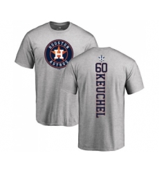 MLB Nike Houston Astros #60 Dallas Keuchel Ash Backer T-Shirt