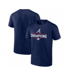 Men's Atlanta Braves 2021 Navy World Series Champions Dream Team Roster Tri-Blend T-Shirt