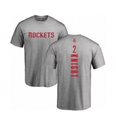 NBA Nike Houston Rockets #2 Brandon Knight Ash Backer T-Shirt