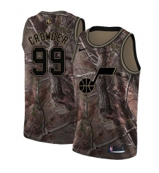 Men's Nike Utah Jazz #99 Jae Crowder Swingman Camo Realtree Collection NBA Jersey