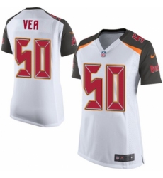 Women's Nike Tampa Bay Buccaneers #50 Vita Vea Game White NFL Jersey