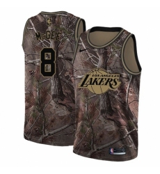 Women's Nike Los Angeles Lakers #1 JaVale McGee Swingman Camo Realtree Collection NBA Jersey