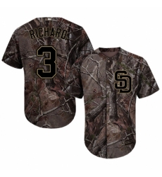Men's Majestic San Diego Padres #3 Clayton Richard Authentic Camo Realtree Collection Flex Base MLB Jersey