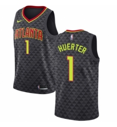 Youth Nike Atlanta Hawks #1 Kevin Huerter Swingman Black NBA Jersey - Icon Edition