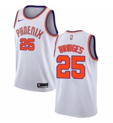 Women's Nike Phoenix Suns #25 Mikal Bridges Swingman White NBA Jersey - Association Edition