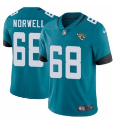 Men's Nike Jacksonville Jaguars #68 Andrew Norwell Black Alternate Vapor Untouchable Limited Player NFL Jersey