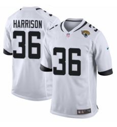 Men's Nike Jacksonville Jaguars #36 Ronnie Harrison Game White NFL Jersey