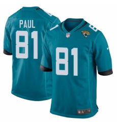 Men's Nike Jacksonville Jaguars #81 Niles Paul Game Black Alternate NFL Jersey