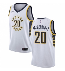 Women's Nike Indiana Pacers #20 Doug McDermott Swingman White NBA Jersey - Association Edition