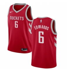 Youth Nike Houston Rockets #6 Vincent Edwards Swingman Red NBA Jersey - Icon Edition
