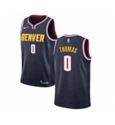 Women's Nike Denver Nuggets #0 Isaiah Thomas Swingman Navy Blue NBA Jersey - Icon Edition