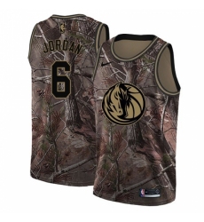 Youth Nike Dallas Mavericks #6 DeAndre Jordan Swingman Camo Realtree Collection NBA Jersey