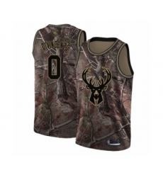 Women's Milwaukee Bucks #0 Donte DiVincenzo Swingman Camo Realtree Collection Basketball Jersey