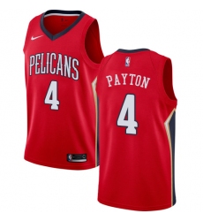 Youth Nike New Orleans Pelicans #4 Elfrid Payton Swingman Red NBA Jersey Statement Edition