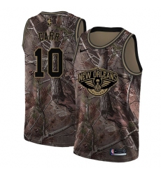 Men's Nike New Orleans Pelicans #10 Tony Carr Swingman Camo Realtree Collection NBA Jersey
