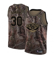 Women's Nike New Orleans Pelicans #30 Julius Randle Swingman Camo Realtree Collection NBA Jersey