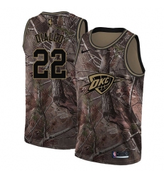 Youth Nike Oklahoma City Thunder #22 Hamidou Diallo Swingman Camo Realtree Collection NBA Jersey