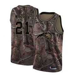 Women's Nike Orlando Magic #21 Timofey Mozgov Swingman Camo Realtree Collection NBA Jersey