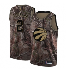 Women's Nike Toronto Raptors #2 Kawhi Leonard Swingman Camo Realtree Collection NBA Jersey