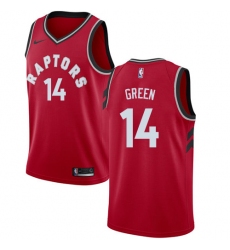 Men's Nike Toronto Raptors #14 Danny Green Swingman Red NBA Jersey - Icon Edition