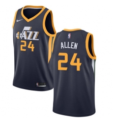 Men's Nike Utah Jazz #24 Grayson Allen Swingman Navy Blue NBA Jersey - Icon Edition