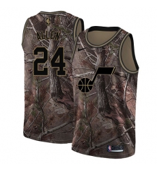 Women's Nike Utah Jazz #24 Grayson Allen Swingman Camo Realtree Collection NBA Jersey
